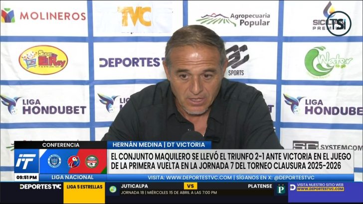 Hernán Medina pide disculpas a afición de Victoria tras derrota ante Choloma