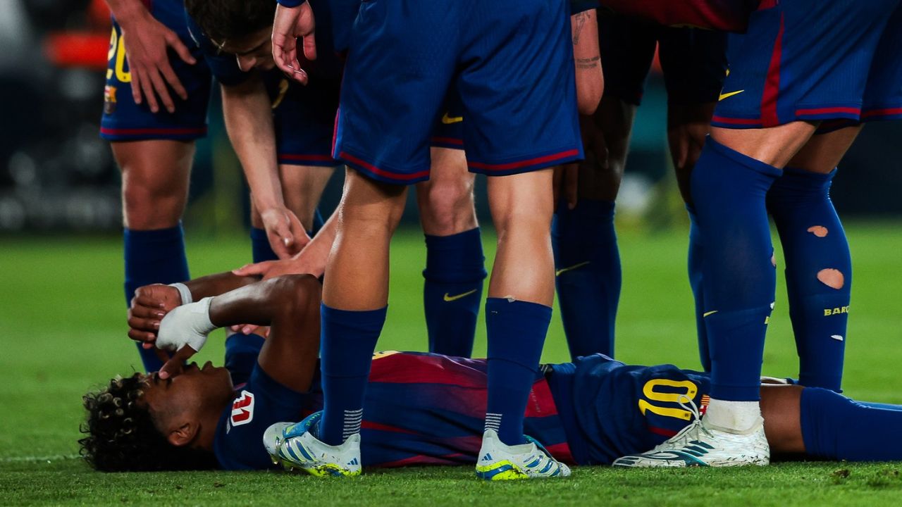 Lamine Yamal se lesiona con el Barcelona y preocupa a España previo al Mundial