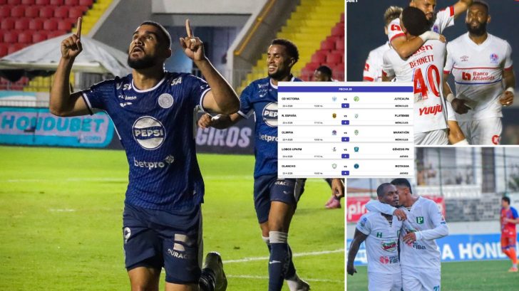 Confirman cómo se jugará la jornada 20 de la Liga Nacional de Honduras