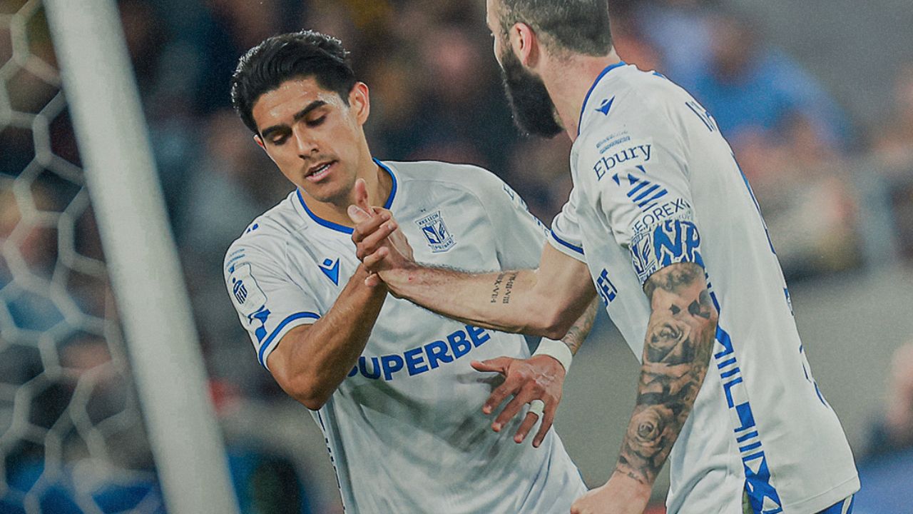 Así fue el séptimo gol de Luis Palma en la liga polaca con Lech Poznan