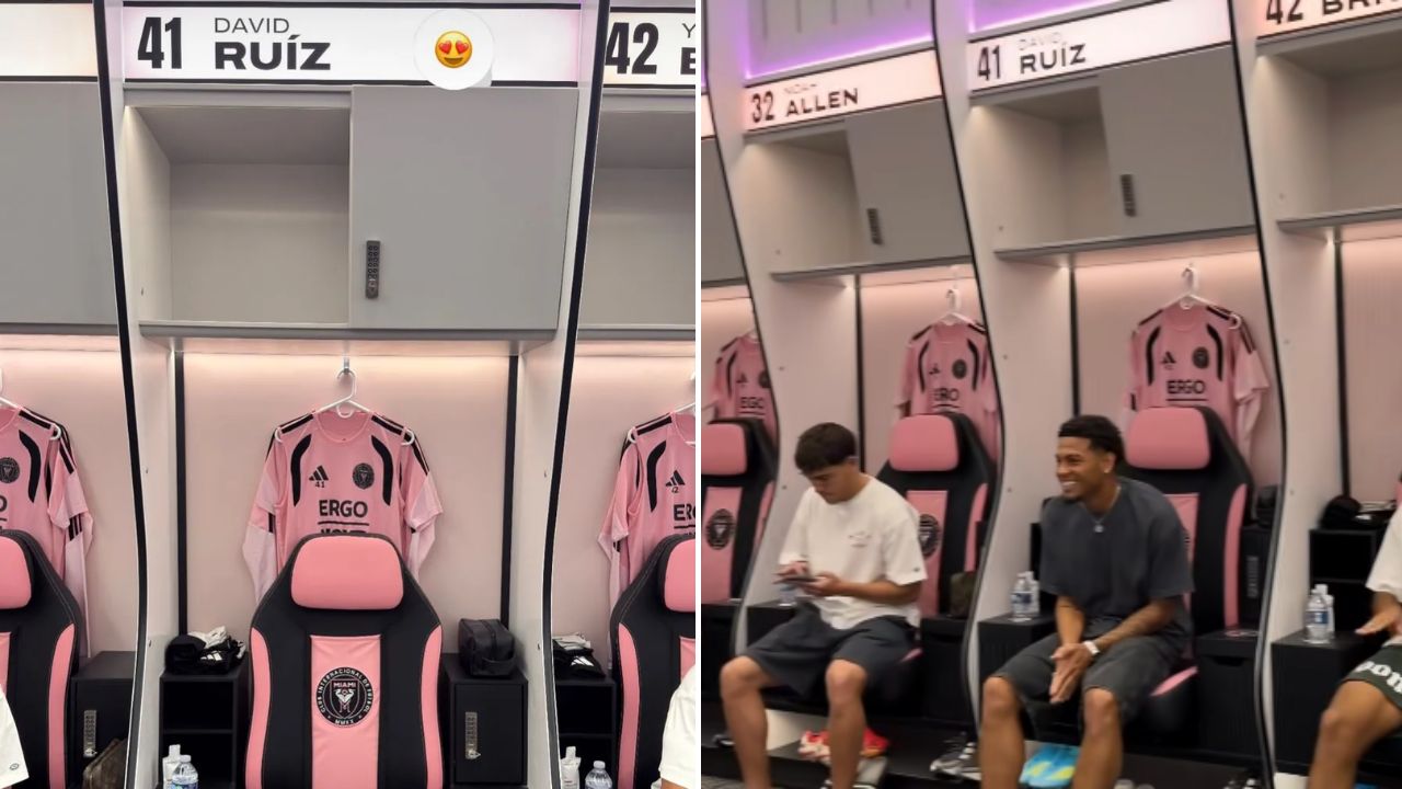 David Ruiz presume su presencia en el nuevo estadio del Inter Miami