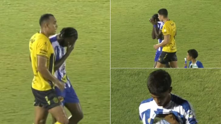 El llanto desconsolado del Victoria tras descender a Segunda División en La Ceiba