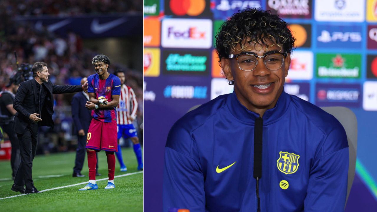 Lamine Yamal sorprende con petición al Cholo Simeone previo al Atlético vs FC Barcelona