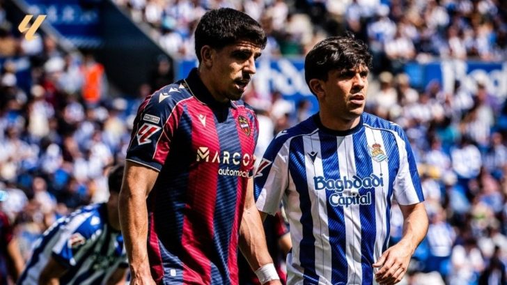 Levante cae ante Real Sociedad y complica permanencia ¿Qué pasó con Arriaga?