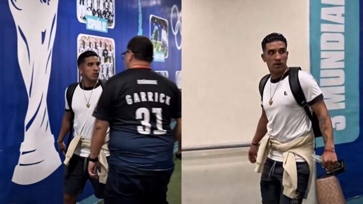 Así fue captado Michaell Chirinos tras su incidente con José García