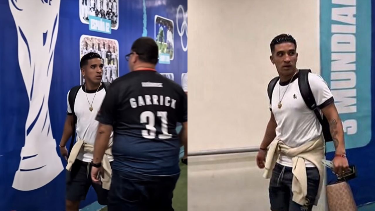 Así fue captado Michaell Chirinos tras su incidente con José García