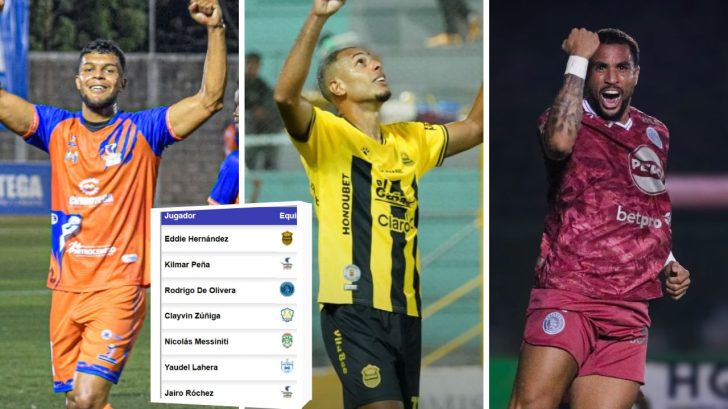 Tabla de Goleadores Liga Nacional; Eddie Hernández ya tiene competencia