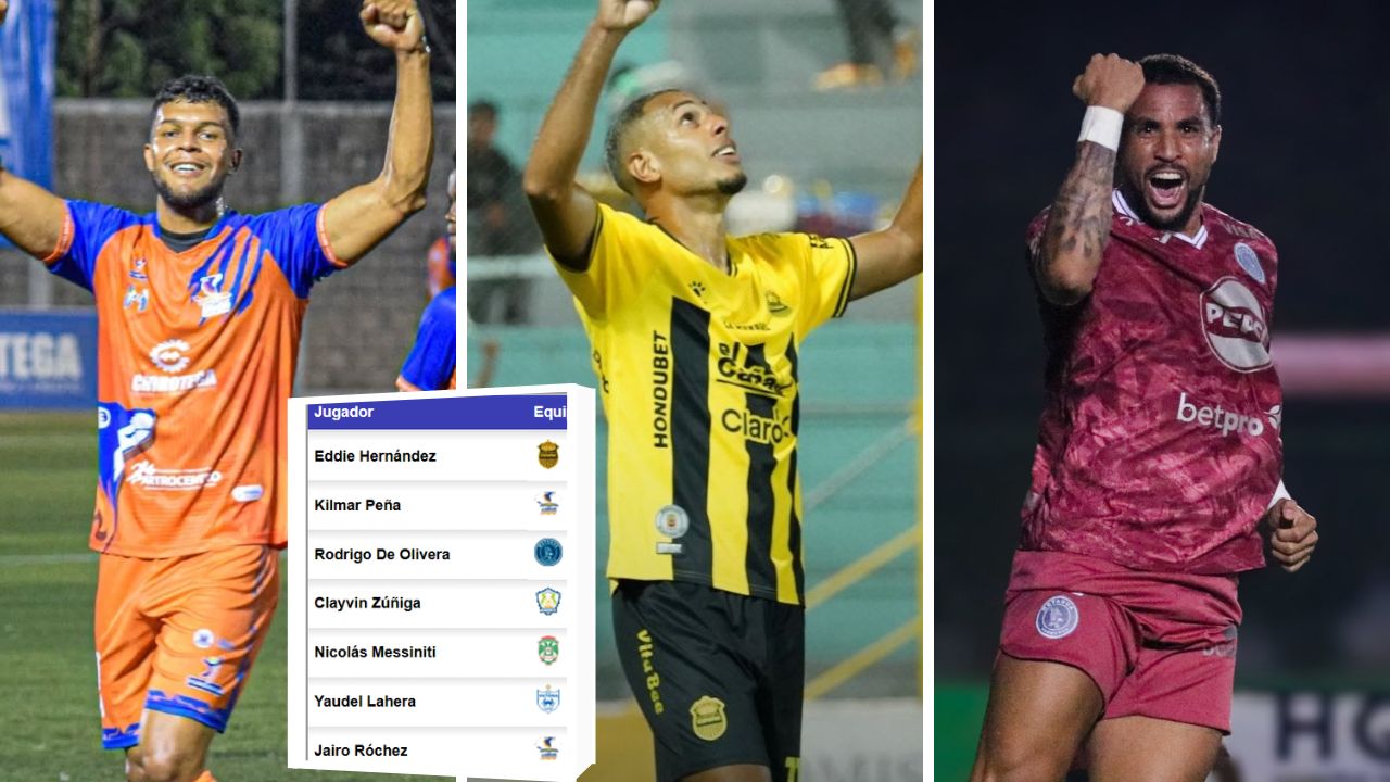 Tabla de Goleadores Liga Nacional; Eddie Hernández ya tiene competencia