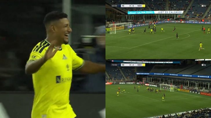 Bryan Acosta se luce con doblete con Nashville en la MLS ante New England Revolution