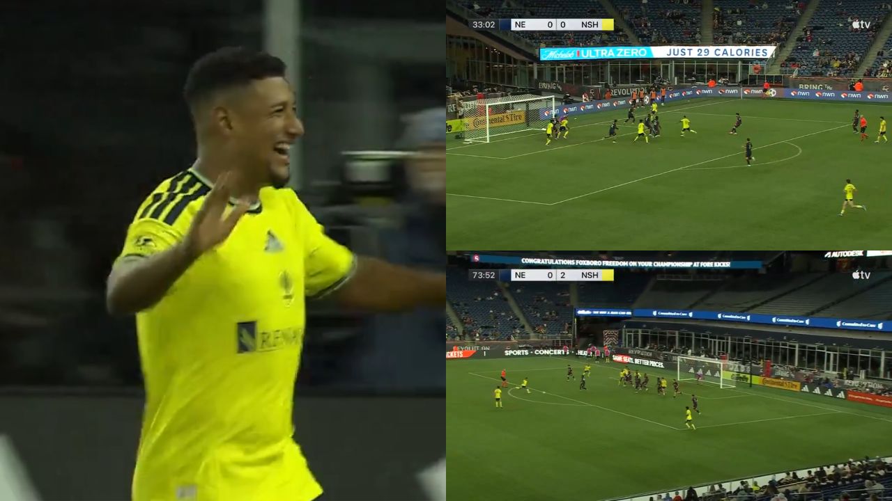 Bryan Acosta se luce con doblete con Nashville en la MLS ante New England Revolution