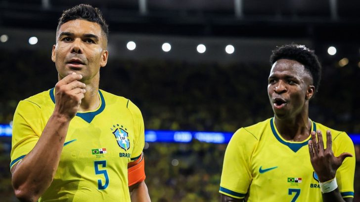 Selección de Brasil aplasta a Panamá con exhibición de Vinicius