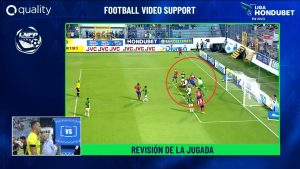 Así fue el gol que el FVS le anuló a Olimpia por mano de Jorge Benguché