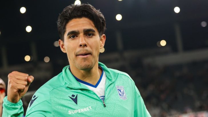 Luis Palma anota su octavo gol con el Lech Poznan de Polonia