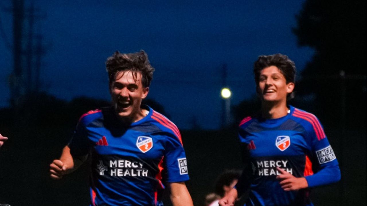 Mathías Vazquez anota su primer gol con el Cincinnati 2 en Estados Unidos