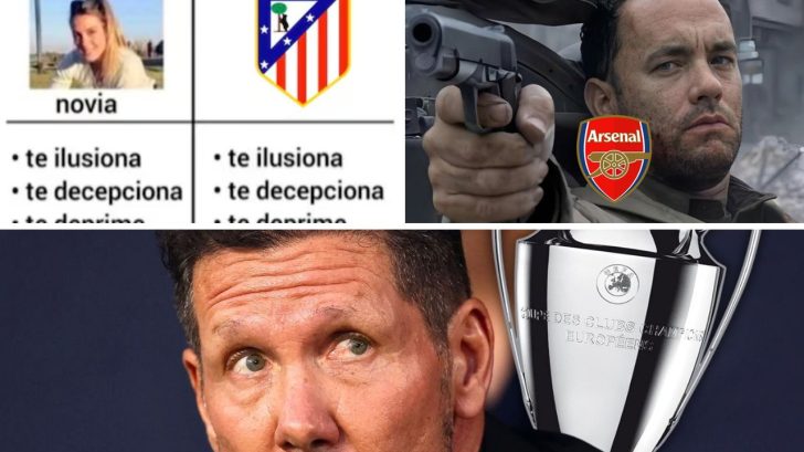Los mejores memes de la eliminación del Atlético de Madrid en Champions League
