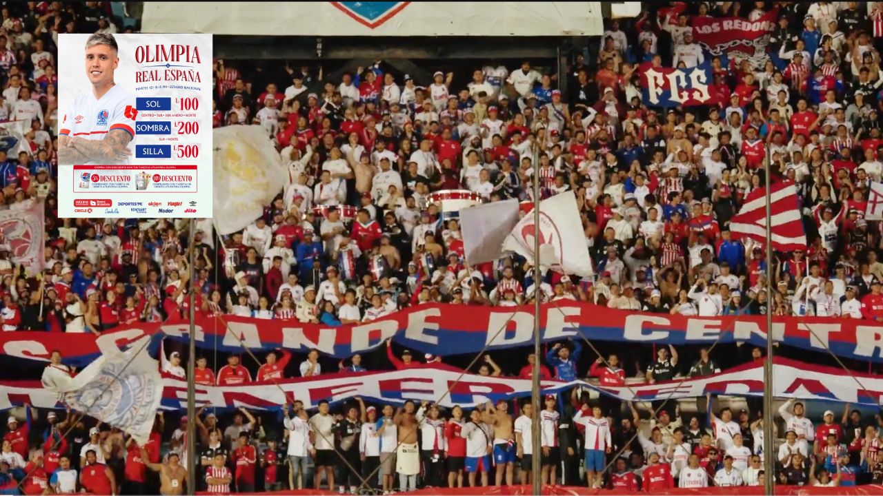 Olimpia confirma precio de los boletos para el juego vs Real España