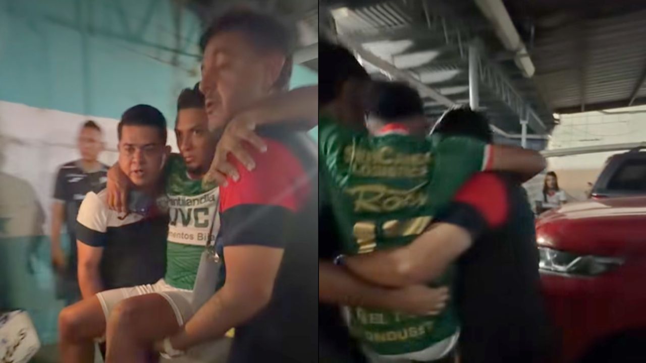 La alarmante imagen de Alexy Vega a la salida del estadio Morazán