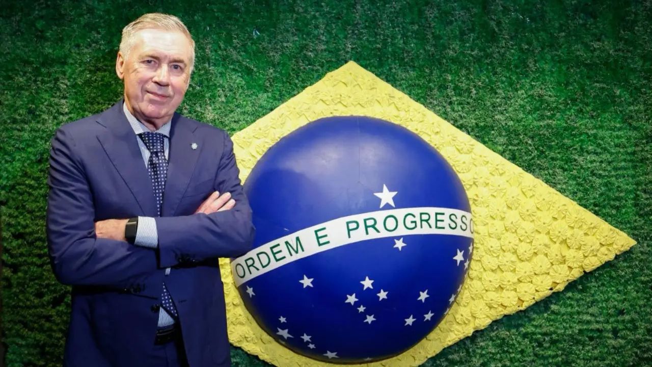 Carlo Ancelotti renueva con Brasil: Contrato hasta el Mundial 2030