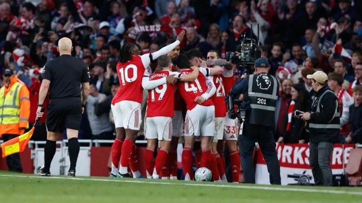 Arsenal derrotó al Burnley y se pone a una victoria del título de Premier League