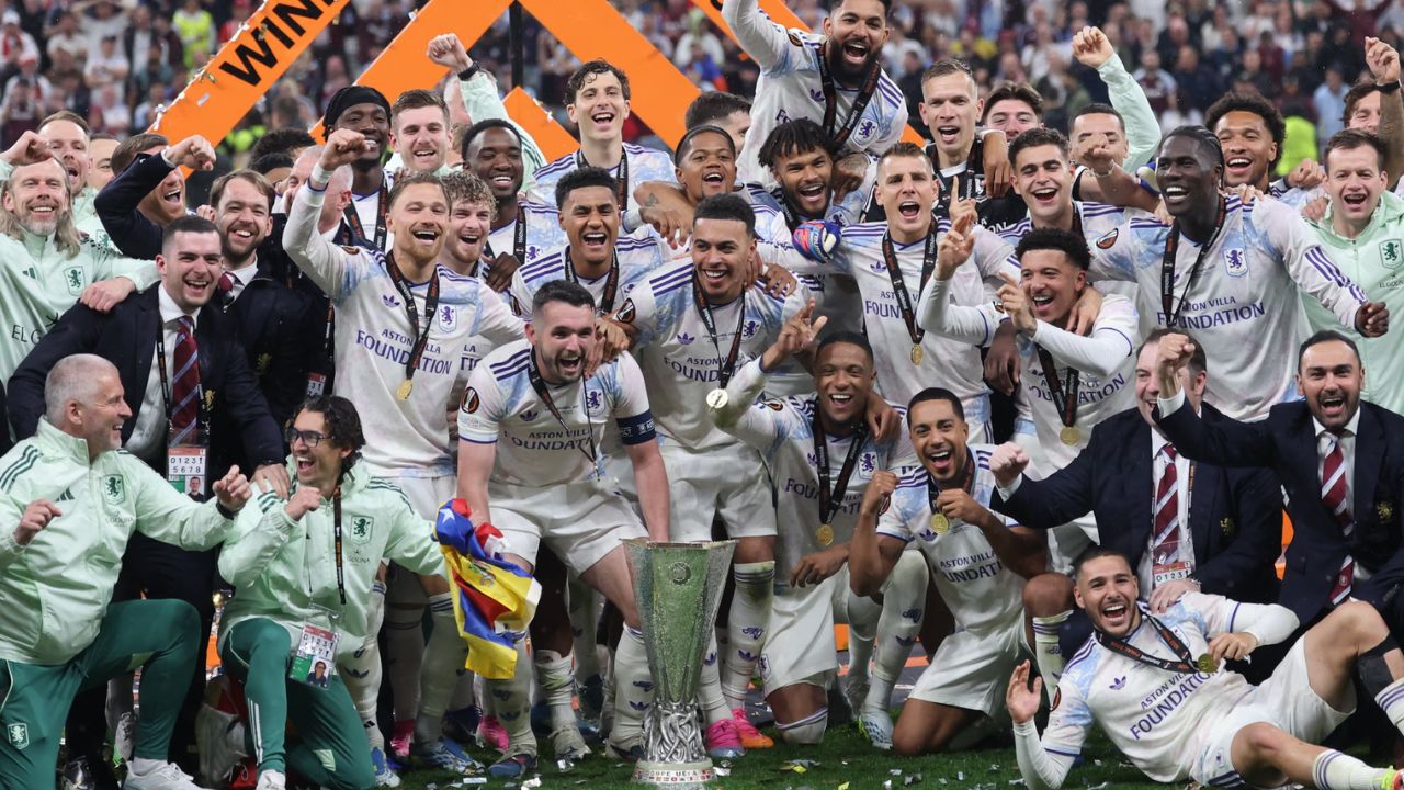 Noche histórica en Estambul: El Aston Villa se corona campeón de la Europa League