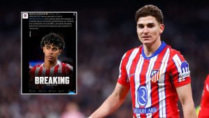 El Atlético de Madrid se burla del Barcelona y desmiente oferta por Julián Álvarez