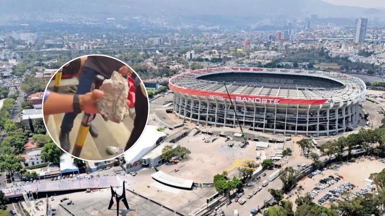 Estadio Azteca se desborona previo al Mundial; muestran grietas y desprendimientos