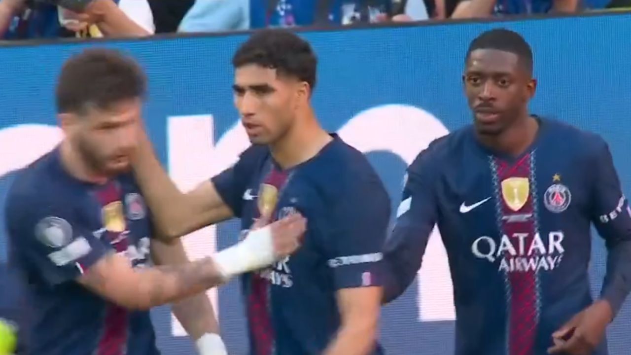 Así fue el gol de Dembele para el empate PSG ante el Arsenal