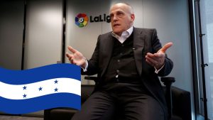 Javier Tebas, presidente de LaLiga de España, viene a Honduras