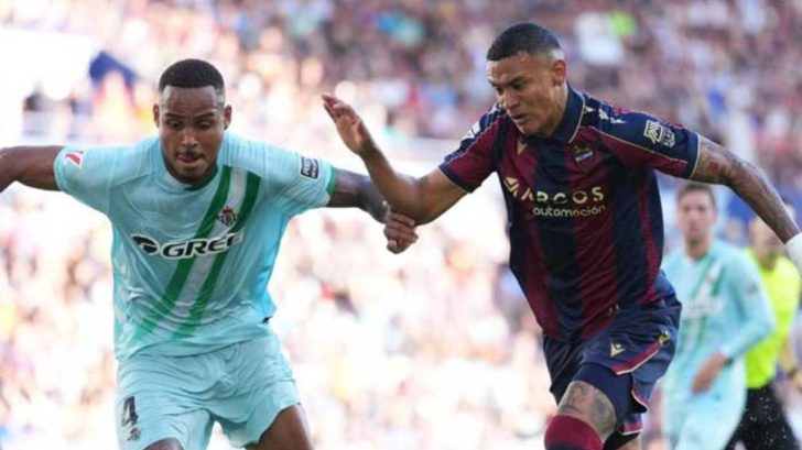 Dónde ver Real Betis vs Levante EN VIVO; partido decisivo de Kervin Arriaga en España