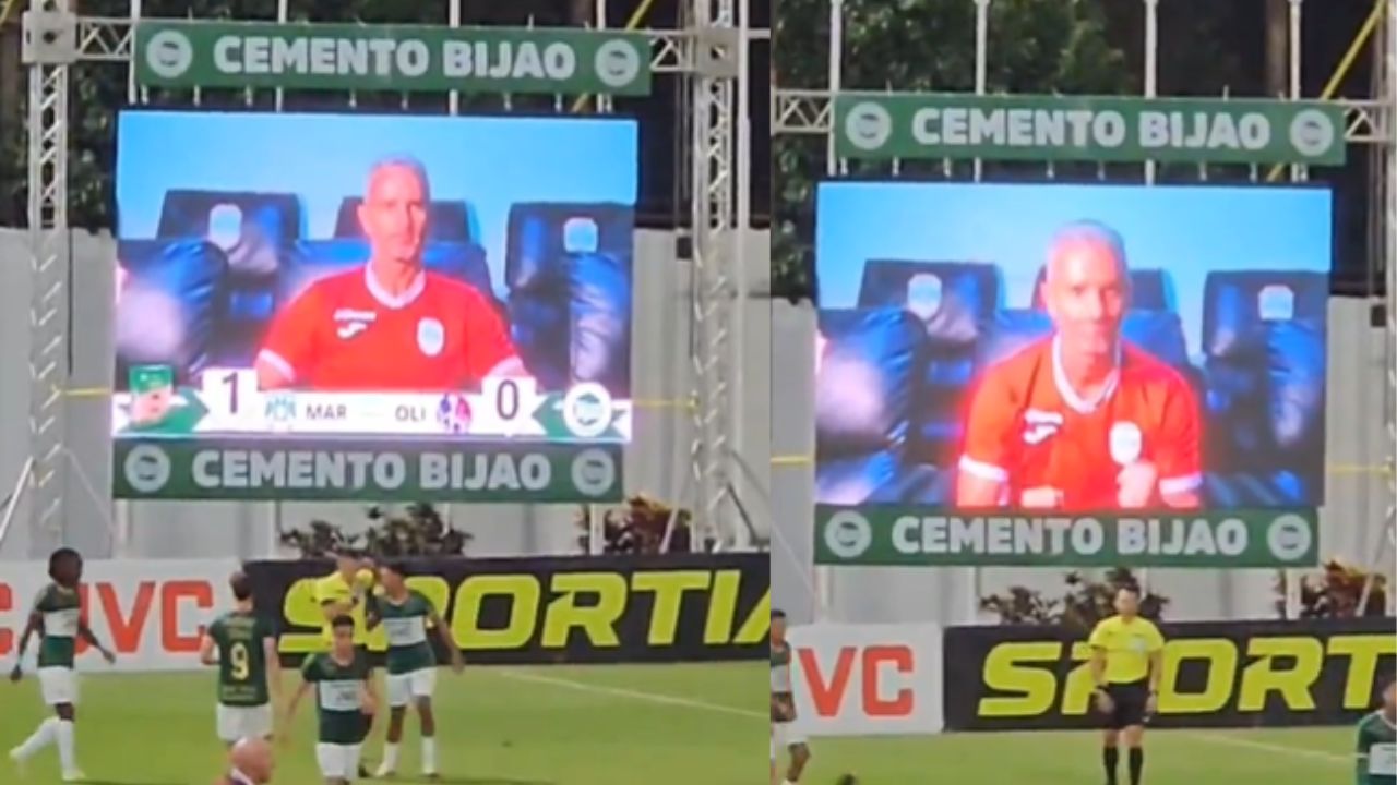 Así fue como Lavallén 'sí estuvo presente' en el duelo Marathón-Olimpia pese a suspensión