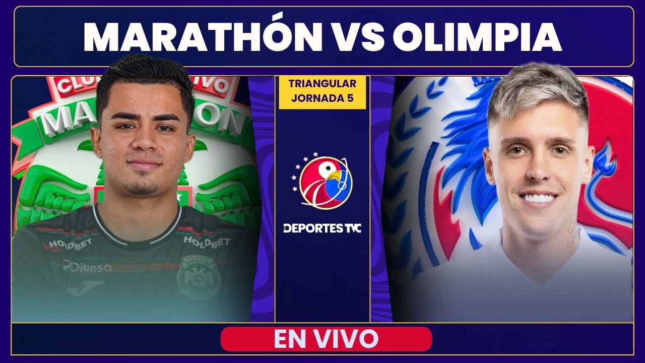 Marathón vs Olimpia EN VIVO hoy: dónde mirar, resultado y goles