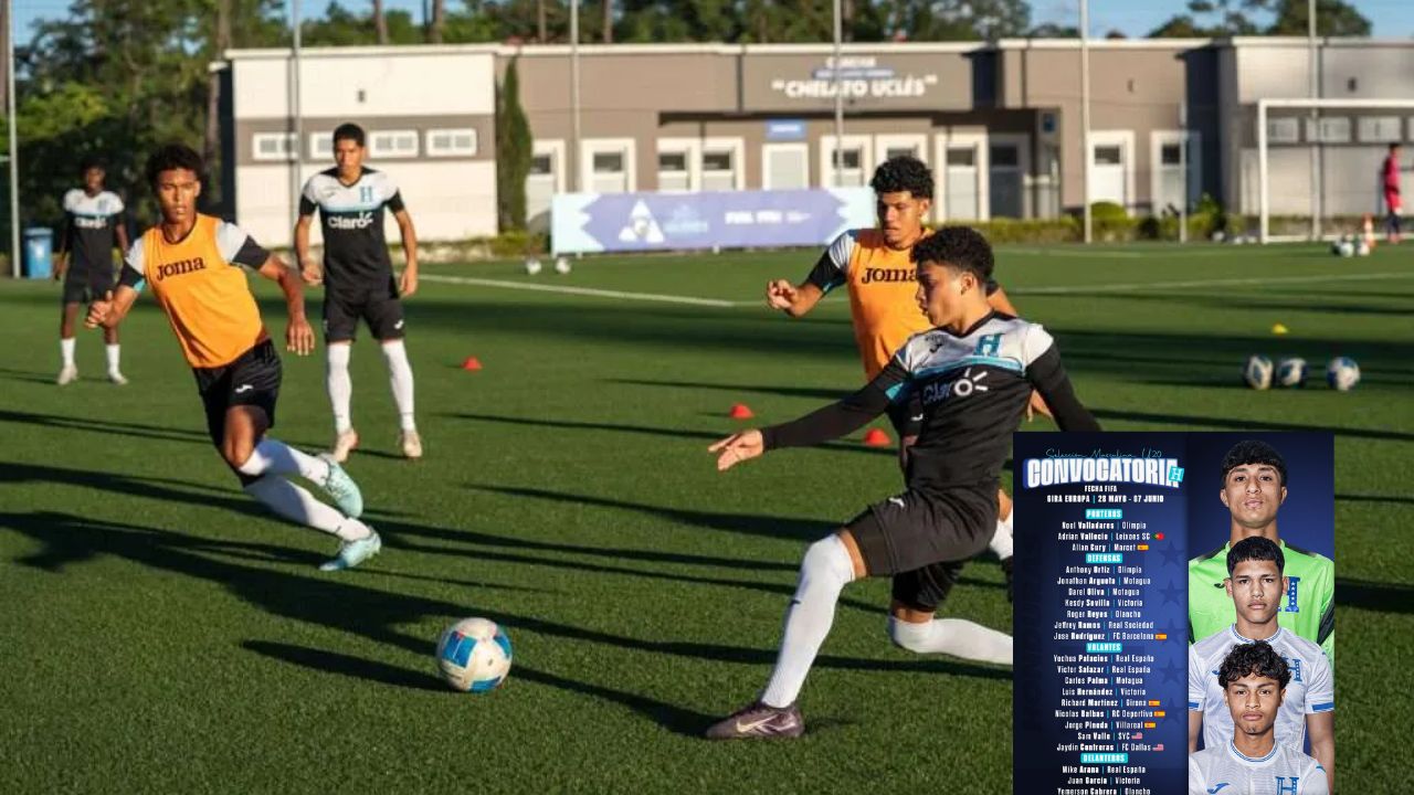 Selección Sub-20 de Honduras lanza convocatoria para gira europea