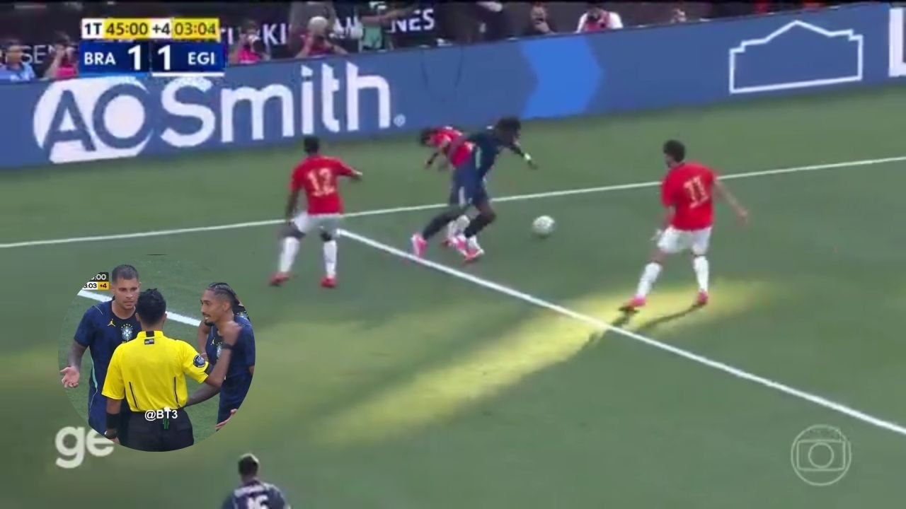 Vinicius Junior pidió penal tras regatear a dos defensas de Egipto