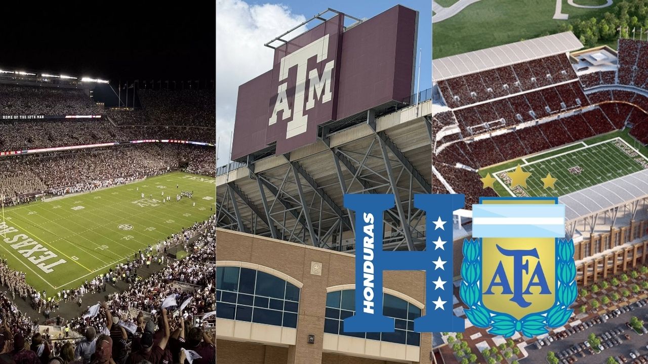 Así es Kyle Field el imponente Estadio donde Honduras se medirá a Argentina