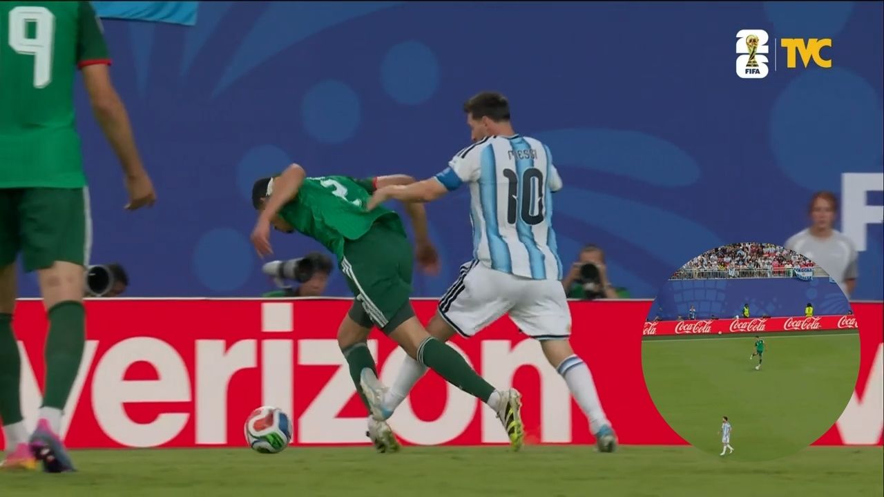 La falta de Lionel Messi que los argelinos reclamaron para tarjeta roja