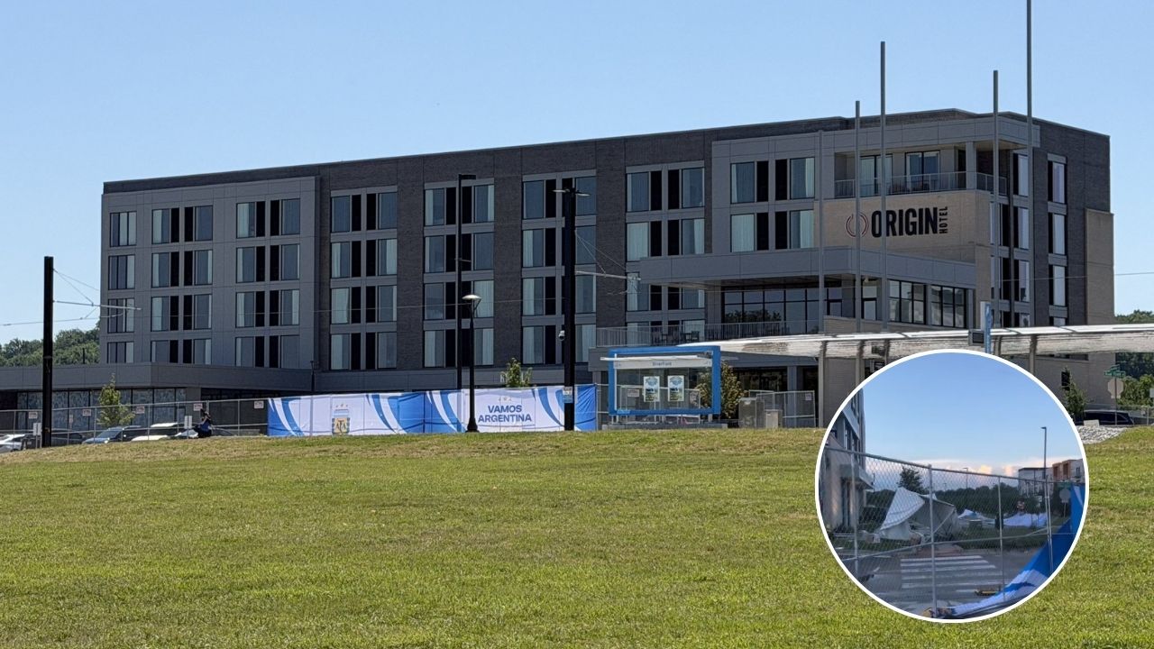 Hotel de la selección de Argentina afectado por temporal en Kansas