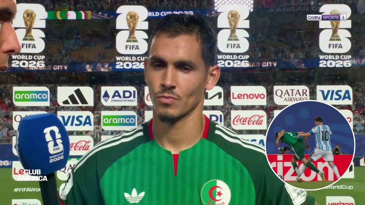 Defensor Argelino victima de la falta de Messi rompe el silencio tras partido ante Argentina