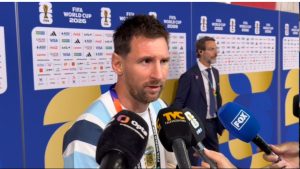 Messi sobre el récord como máximo goleador en Mundial: 'No significa nada'