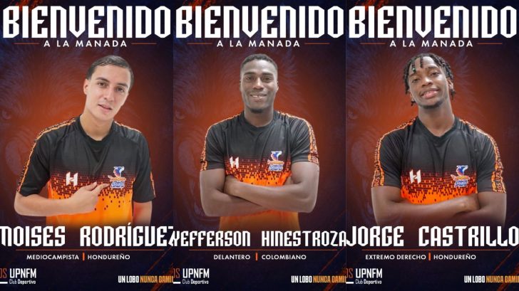 Lobos UPNFM confirma sus primeros cuatro refuerzos para próximo torneo