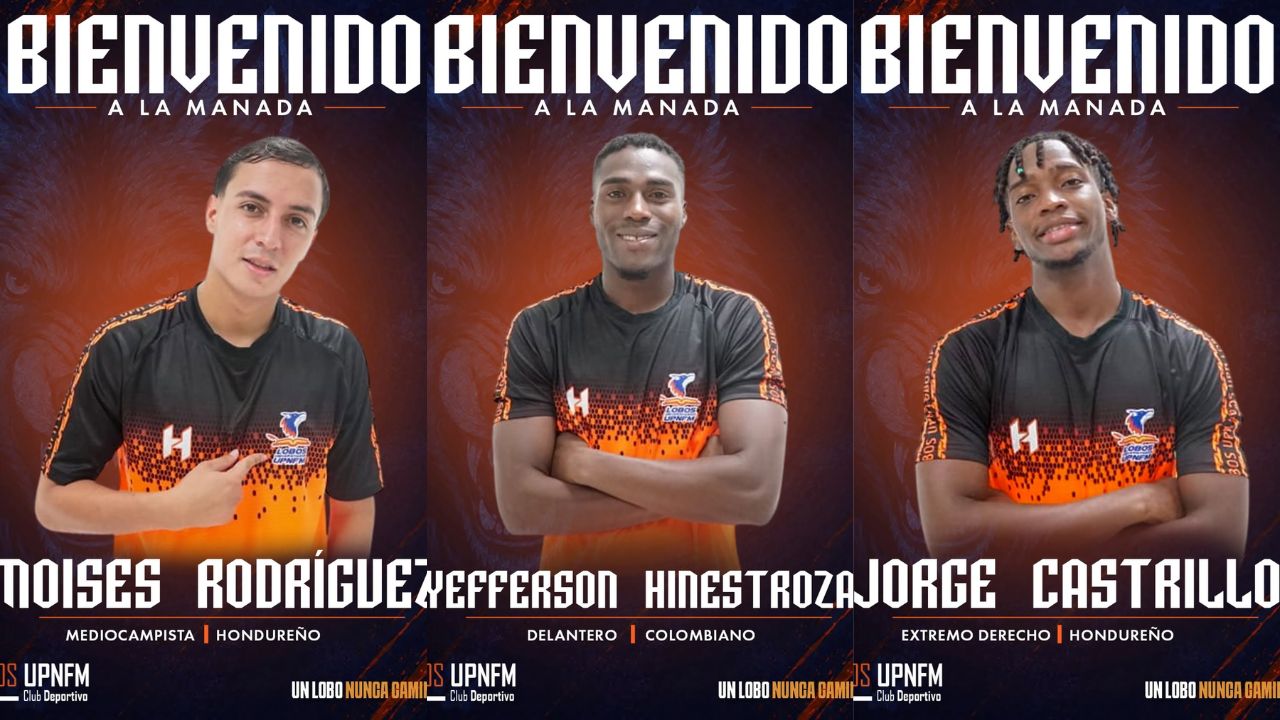 Lobos UPNFM confirma sus primeros cuatro refuerzos para próximo torneo