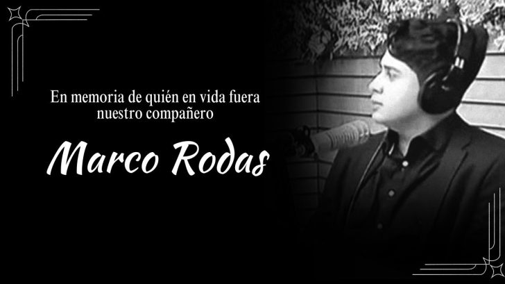 Deportes TVC informa el fallecimiento de nuestro compañero y amigo Marco Rodas