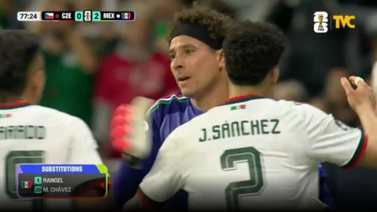 Así fue el ingreso de Memo Ochoa al partido entre Chequia vs México