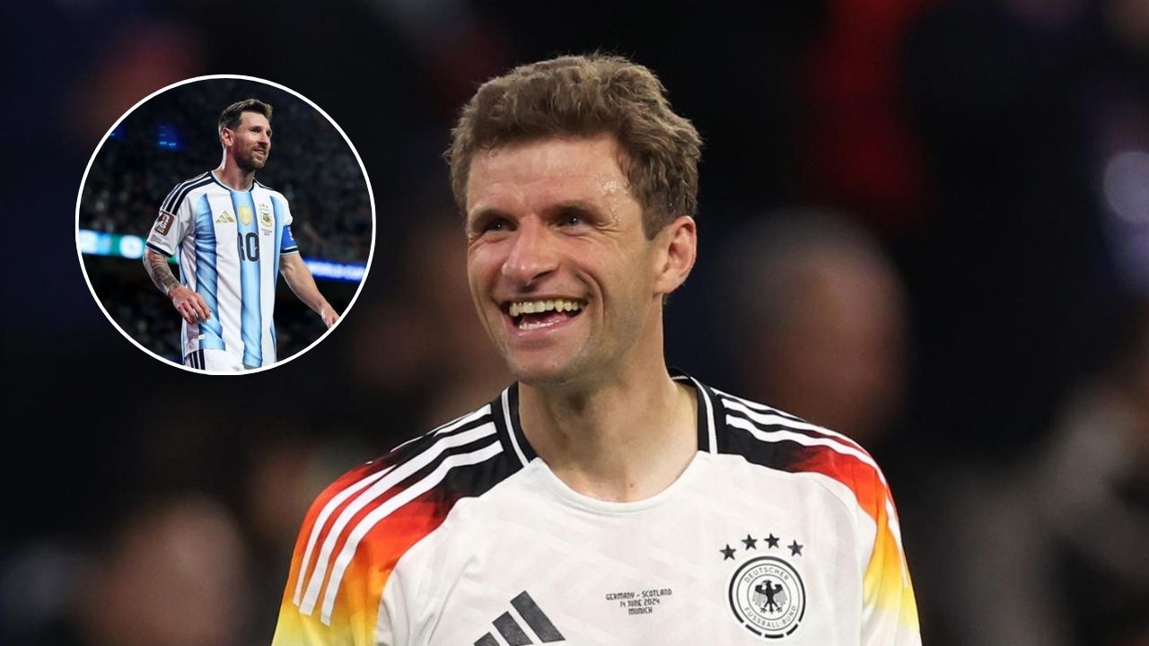 Thomas Müller felicita a Messi tras igualar récord de Miroslav Klose
