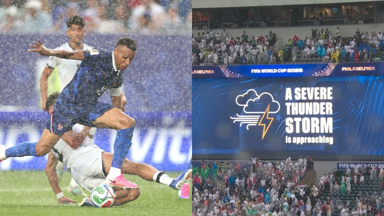 Partido Francia vs Irak se interrumpe por riesgo de tormenta eléctrica