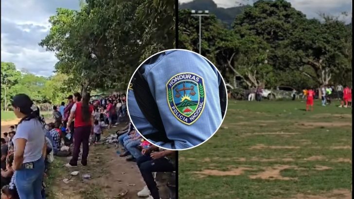 Partido de fútbol en Olancho deja como saldo un policía herido