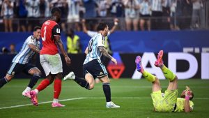 Imagen de Goles históricos de Messi dan triunfo a Argentina sobre Austria y la clasificación