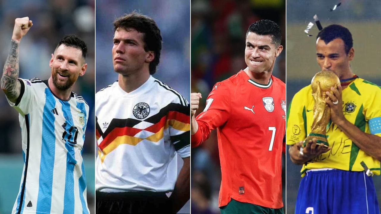 Los 14  jugadores con más partidos en la historia de los Mundiales