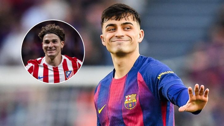 Pedri lanza guiño a Julián Álvarez para que fiche por el Barcelona