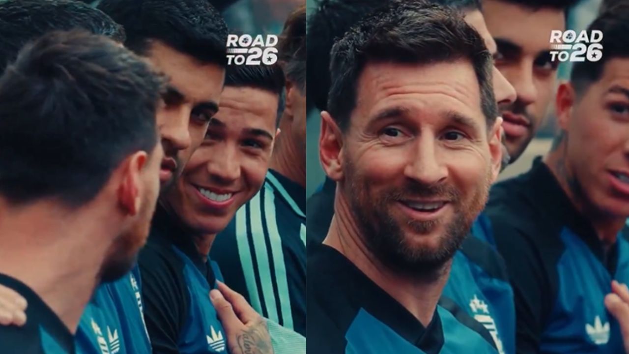 La reacción de Messi a la confusión del himno de Argentina ante Honduras