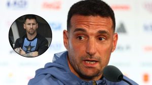 Scaloni confirma que Messi será suplente en el partido de Argentina vs Jordania
